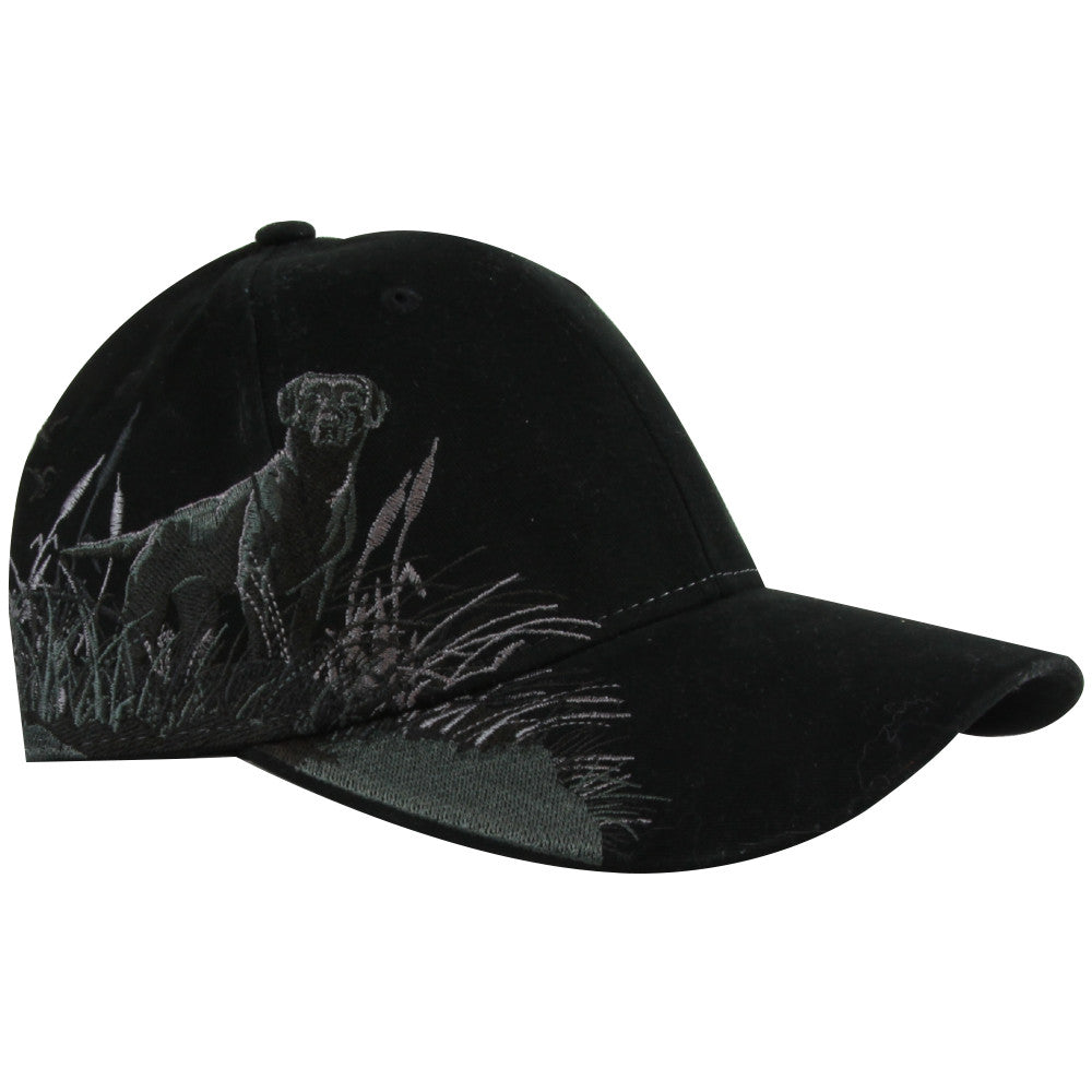 Black Labrador Embroidered Hat