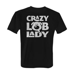 Crazy Lab Lady - Tee with White Print