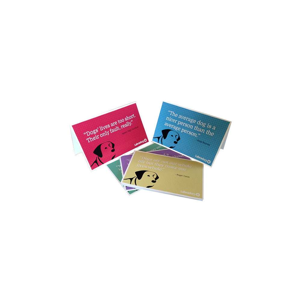 Dog Quote Cards - Set of 5