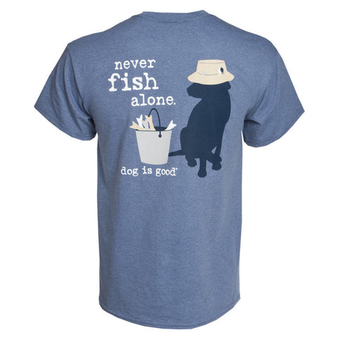 Never Fish Alone Unisex Tee