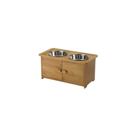 Bamboo Pet Serving Cabinet