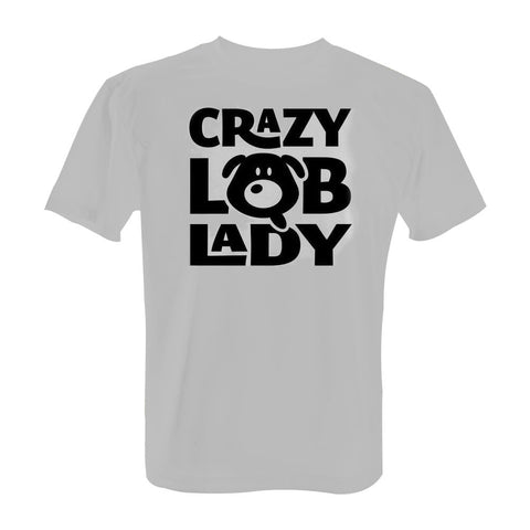 Crazy Lab Lady - Tee with Black Print
