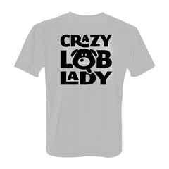 Crazy Lab Lady - Tee with Black Print