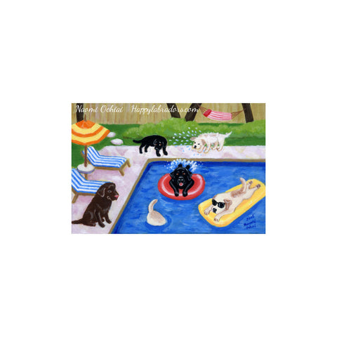 Pool Party Labradors
