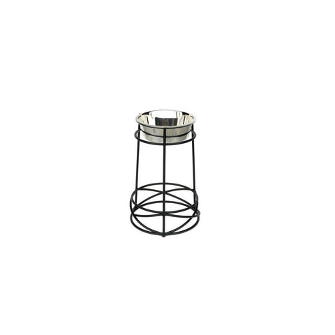 Tall Mesh Elevated Dog Bowl - Large