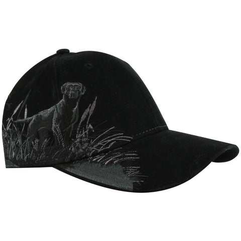 Black Labrador Embroidered Hat