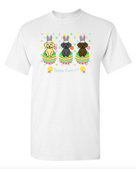Ladies Easter Labrador T-shirt