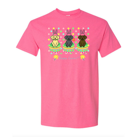 Ladies Easter Labrador T-shirt