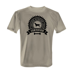 Certified Labrador Retriever Lover - Tee with Black Print