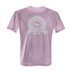 Certified Labrador Retriever Lover - Tee with White Print