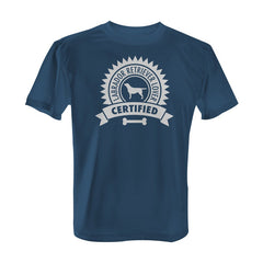 Certified Labrador Retriever Lover - Tee with White Print