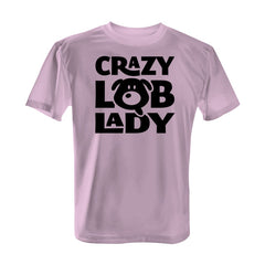 Crazy Lab Lady - Tee with Black Print