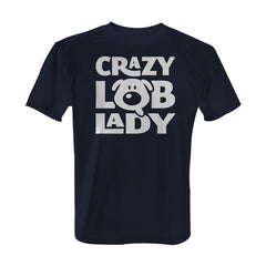 Crazy Lab Lady - Tee with White Print