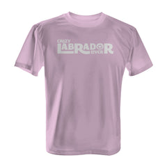 Crazy Labrador Lover - Tee with White Print