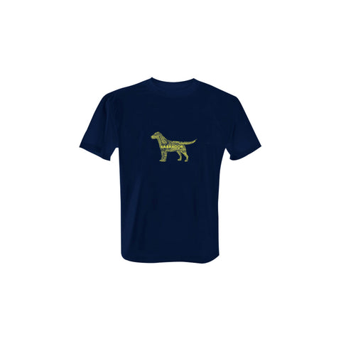 Typography Yellow Labrador T-Shirt